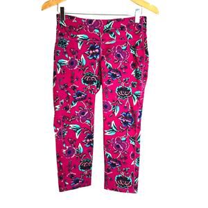 Old Navy Active Go Dry Floral Fitted Capri Yoga Exercise Leggings Size M